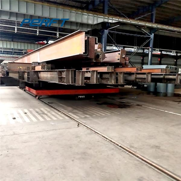 die transfer cart for painting booth metal part transport 50 tons